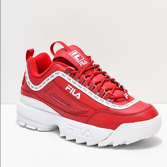 red white fila